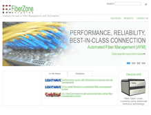 Tablet Screenshot of fiberzone-networks.com